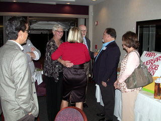 Karen Greeting Guests 9/17/2011