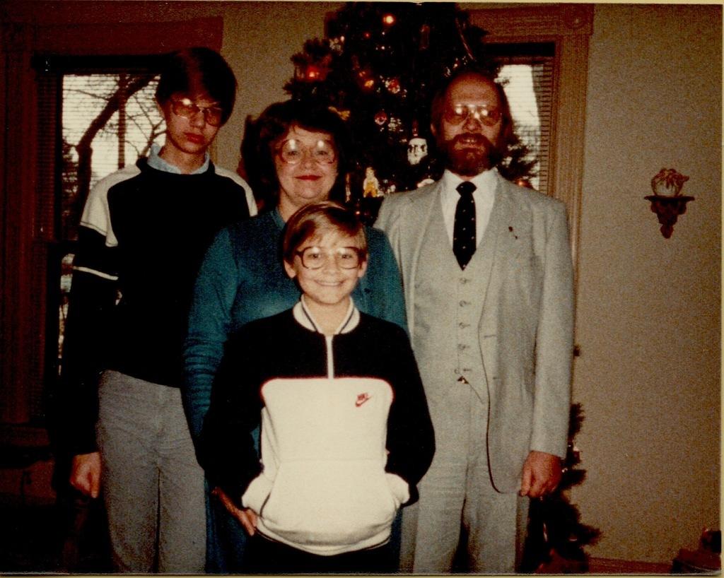 Jeff Tim Karen & Bob Musa Christmas 1983