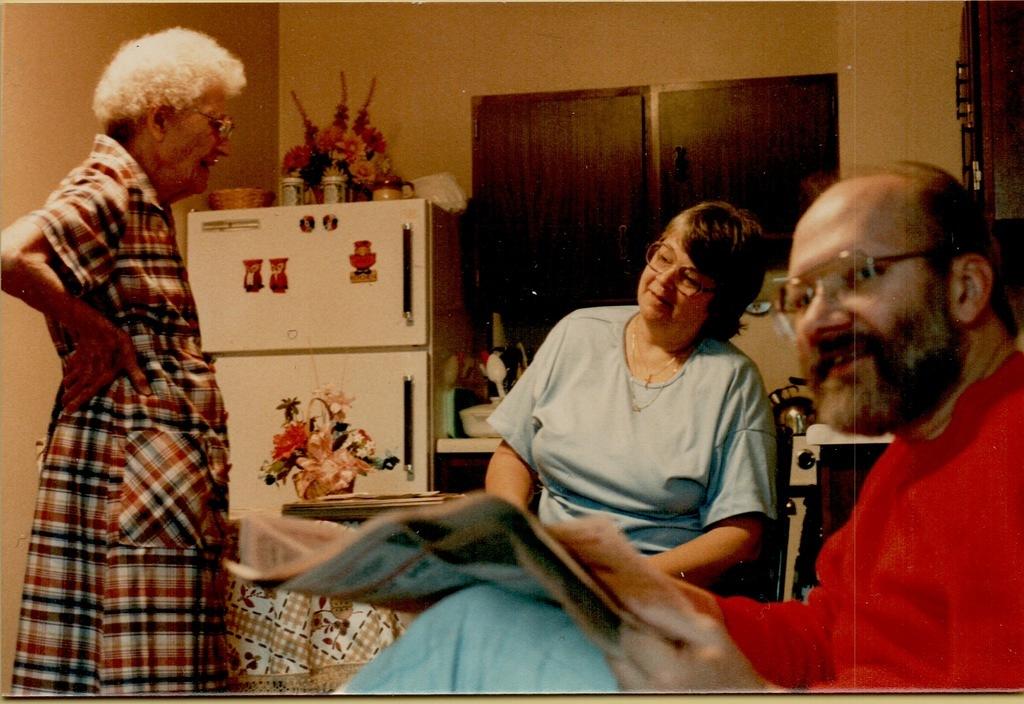 Susie Mae Kelley & Bob Musa Easter 1987