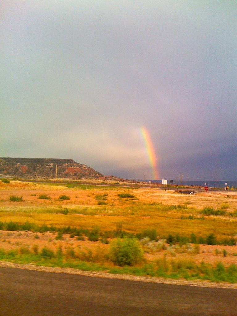 Rainbow to the right