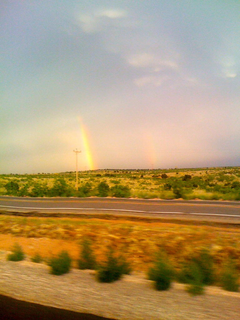 Rainbows to the right