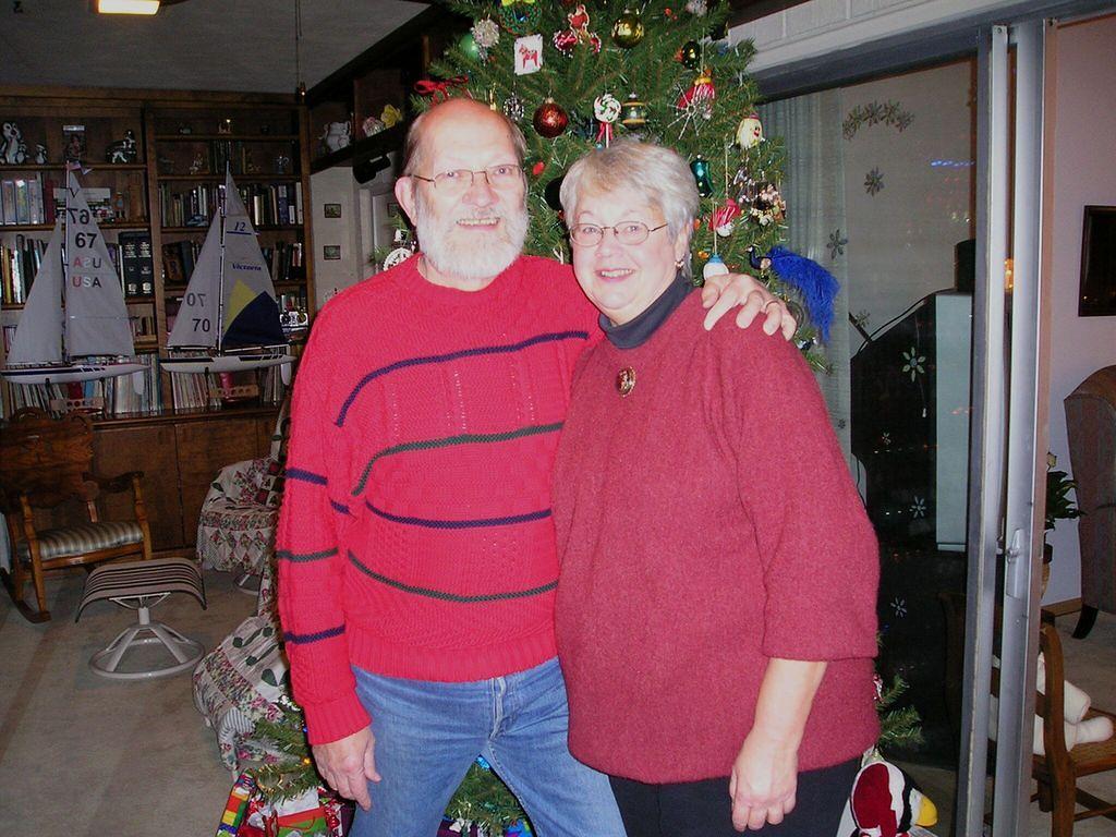Bob and Karen at home 12/2003