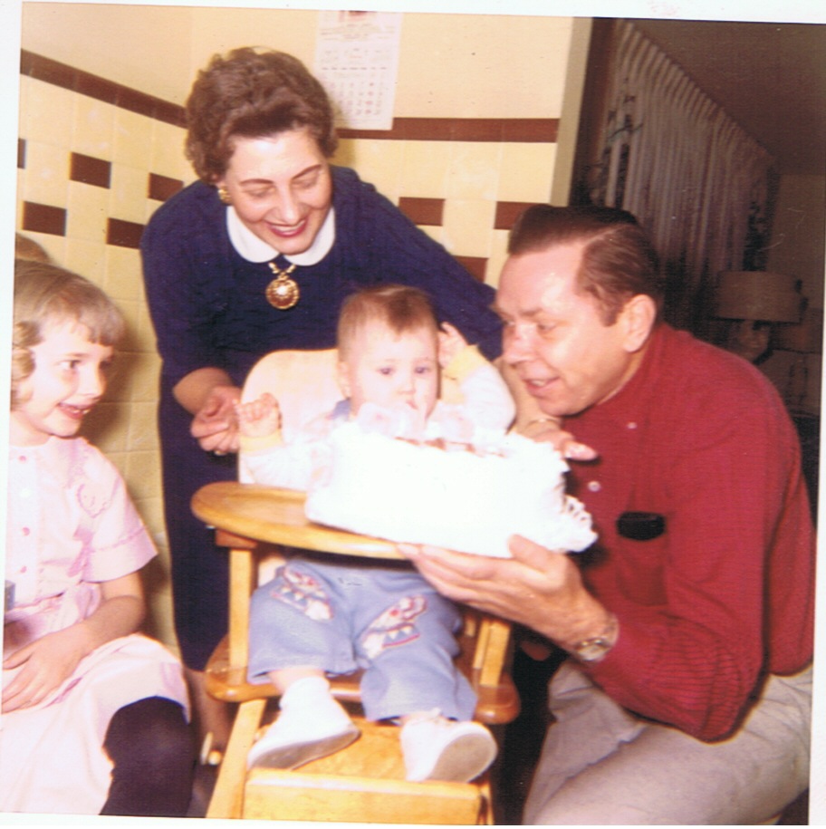 Marge & Otto Musa Mary Louise & Jenny Mueller 1/1960