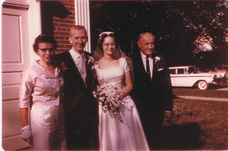 Wilma & Ken Baxter, Bob & Karen Musa 9/16/1961