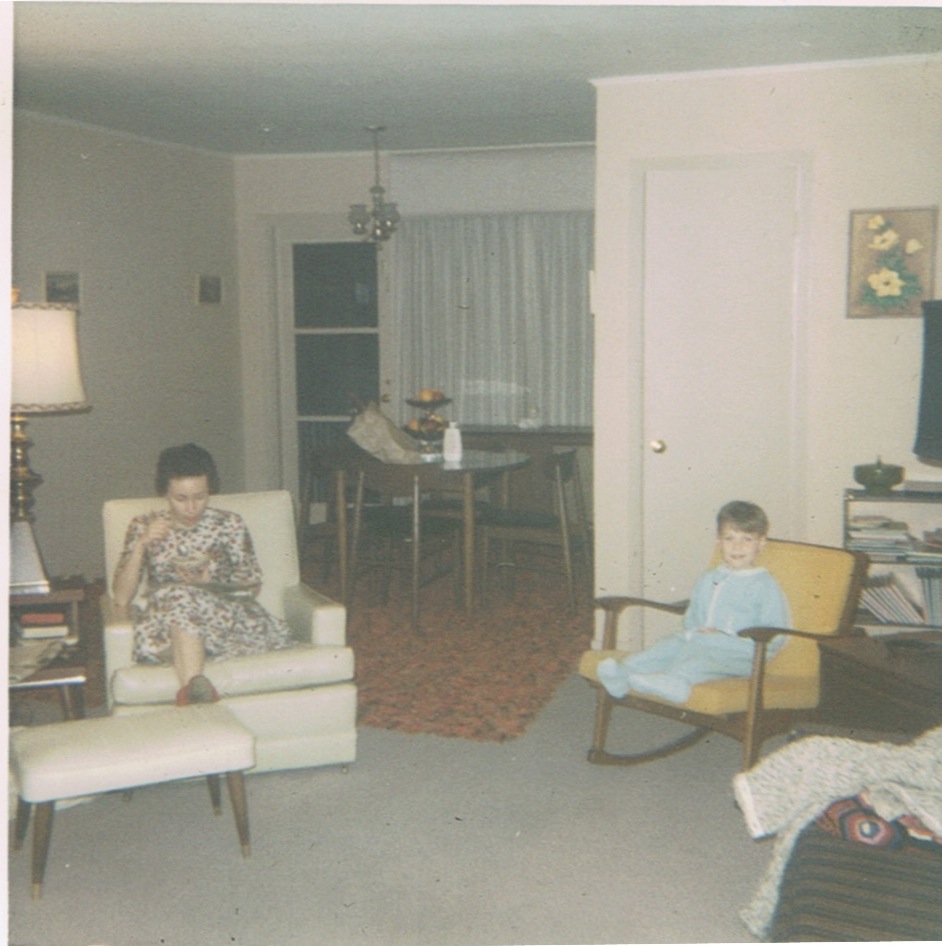 Bev & Ken Brandau, San Mateo Calif House 1/1967