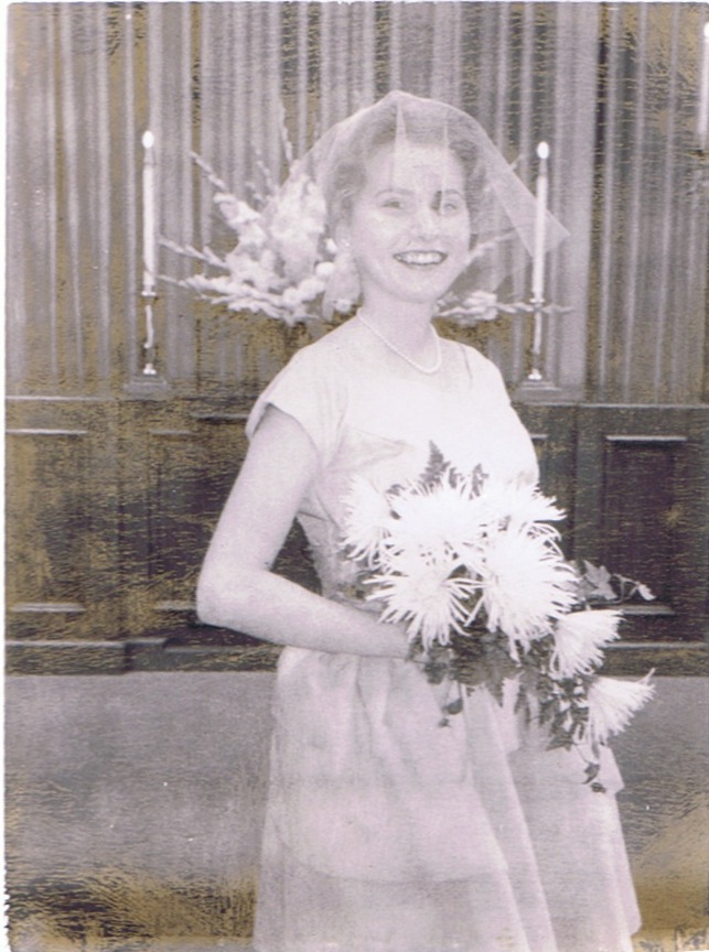 Linda Erickson @ Karen & Bob Musa Wedding 9/16/1961