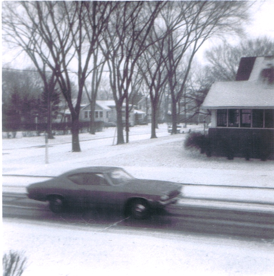 Elm St house, view thru front window Jan 1969