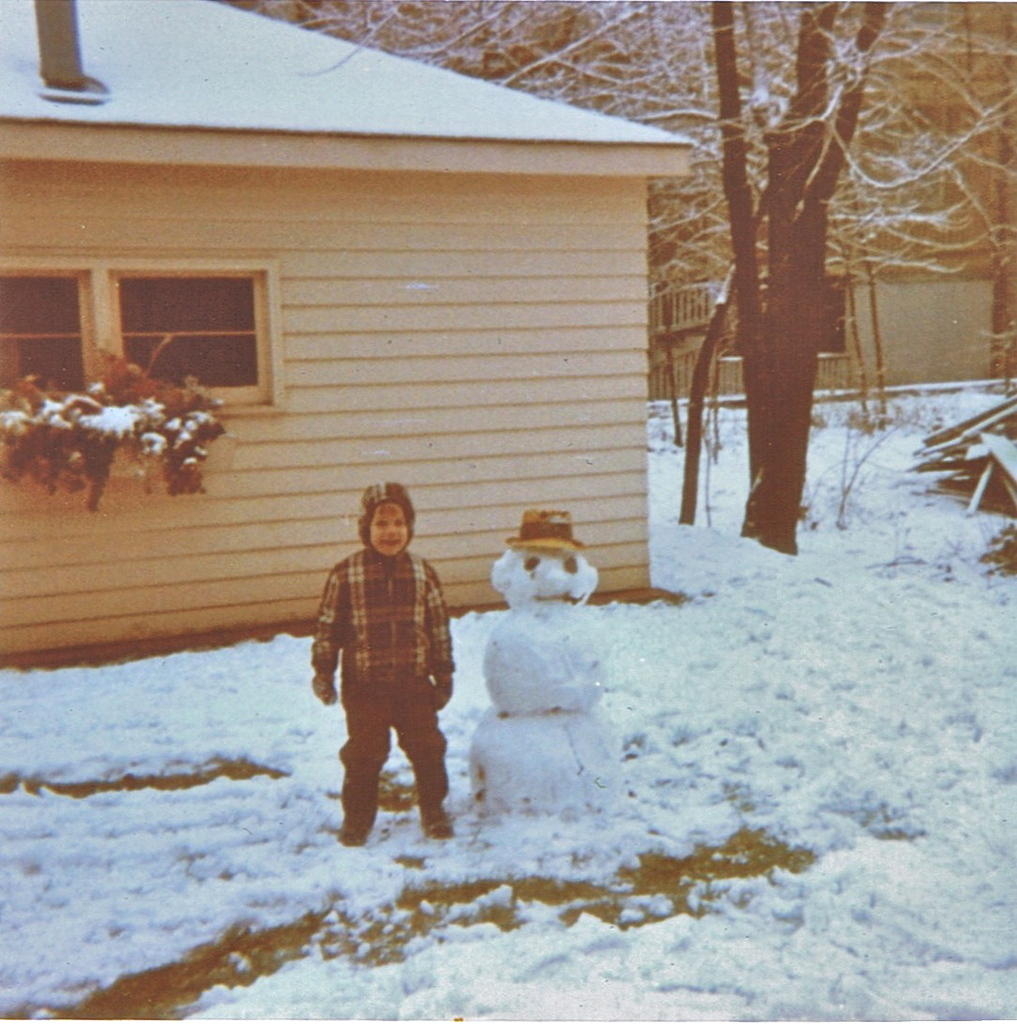 Jeffrey Musa & friend winter 1970 - 71