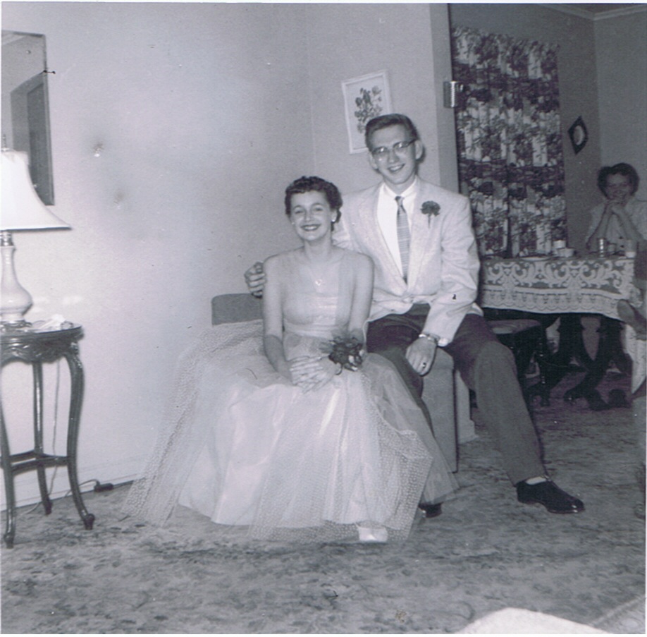 Karen Baxter & Fred Rodway May 1956