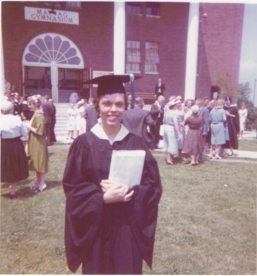 Lois Kedge Graduation Taylor University 1961