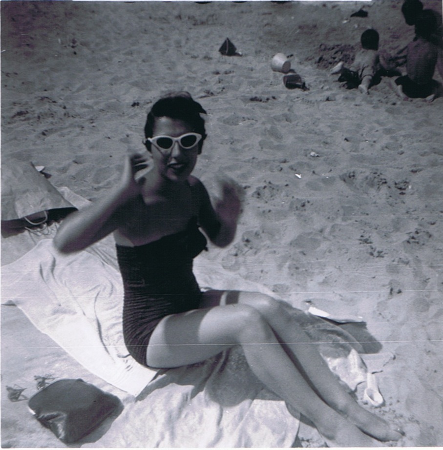Judy Charbaneau North Avenue Beach 8/1956