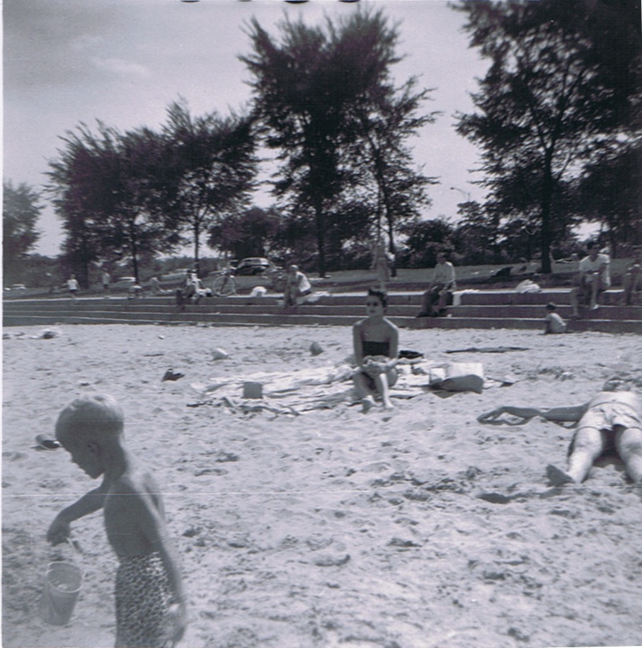 Judy Charbaneau North Avenue Beach 8/1956