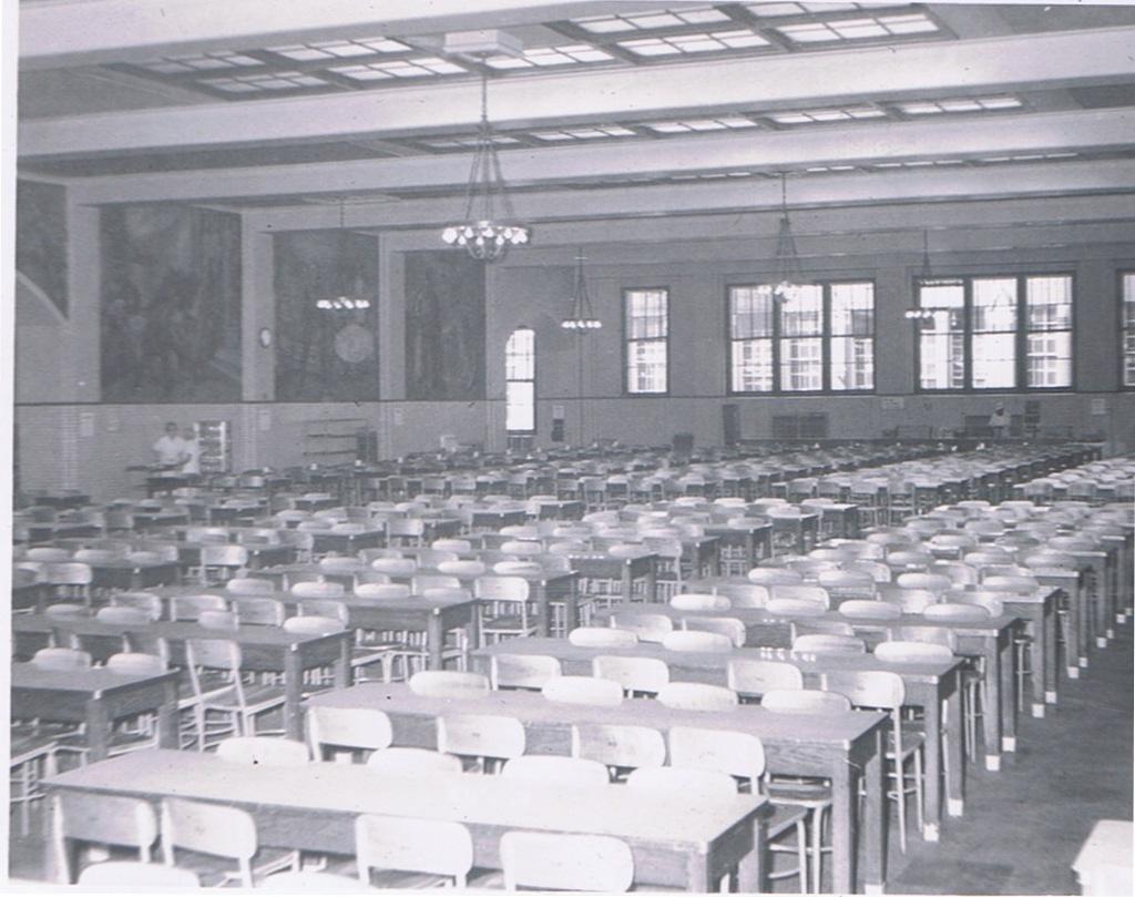Lane Tech Cafeteria 3/1956