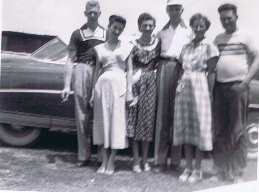 Bob & Gladys Markowski, Otto & Marge Musa, Susie & Coy Kelley 1950