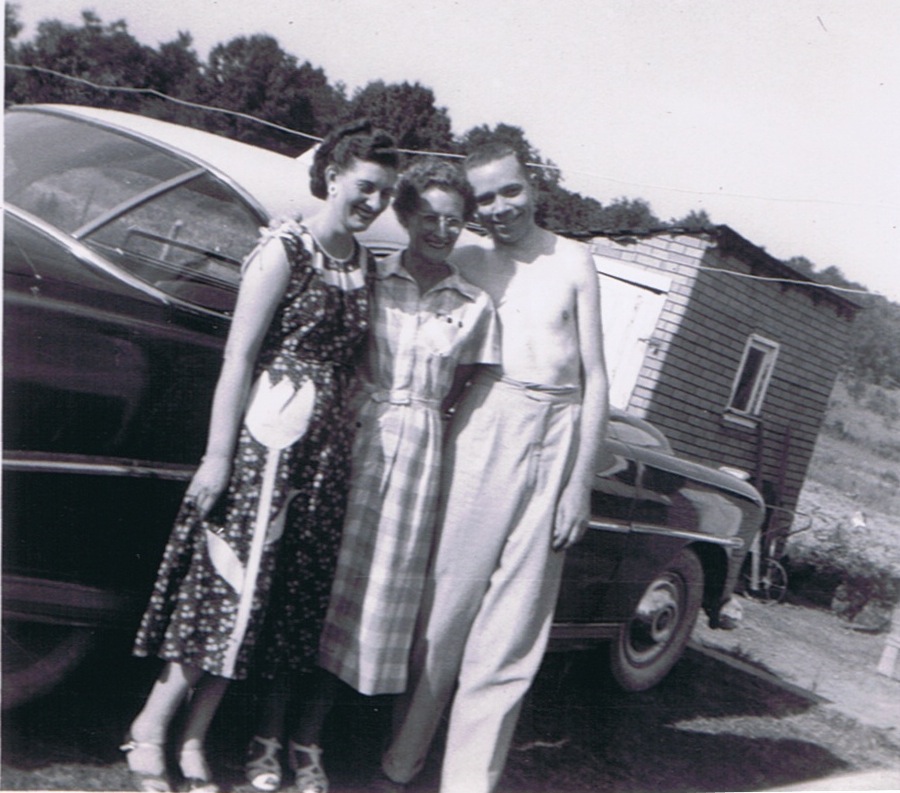 Susie Kelley & Marge & Otto Musa 1950