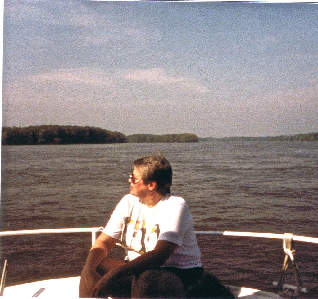 Houseboating 4th trip, Clinton IA 1975 Karen Musa