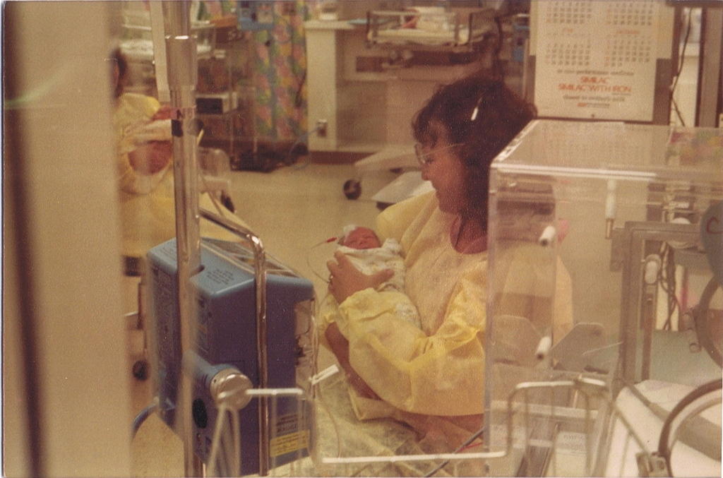 Chris & Joy Baxter newborn 1985