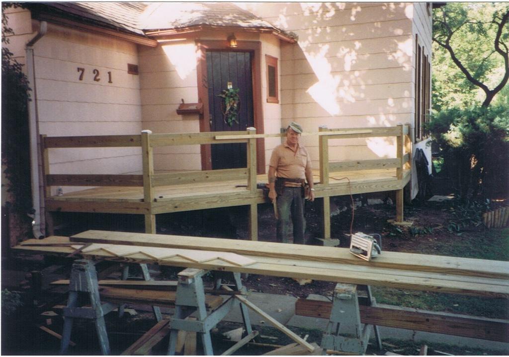 The Builder, Mr Hoppe - Porch Construction 1997