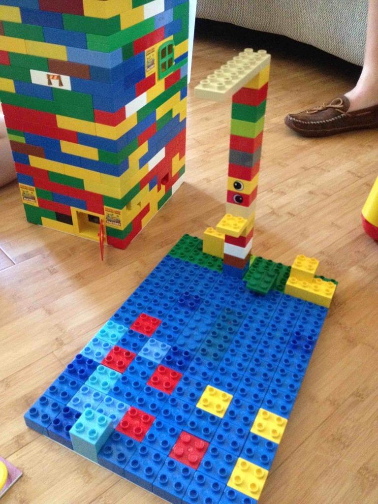 Lego diving boards