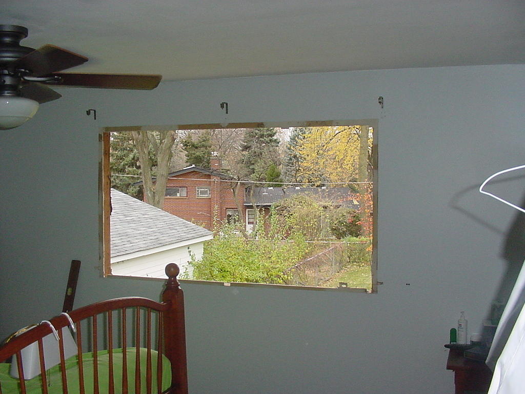 Bedroom 2- Window removed