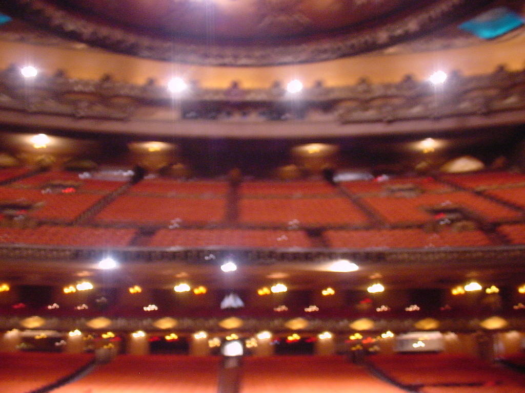 View from the stage