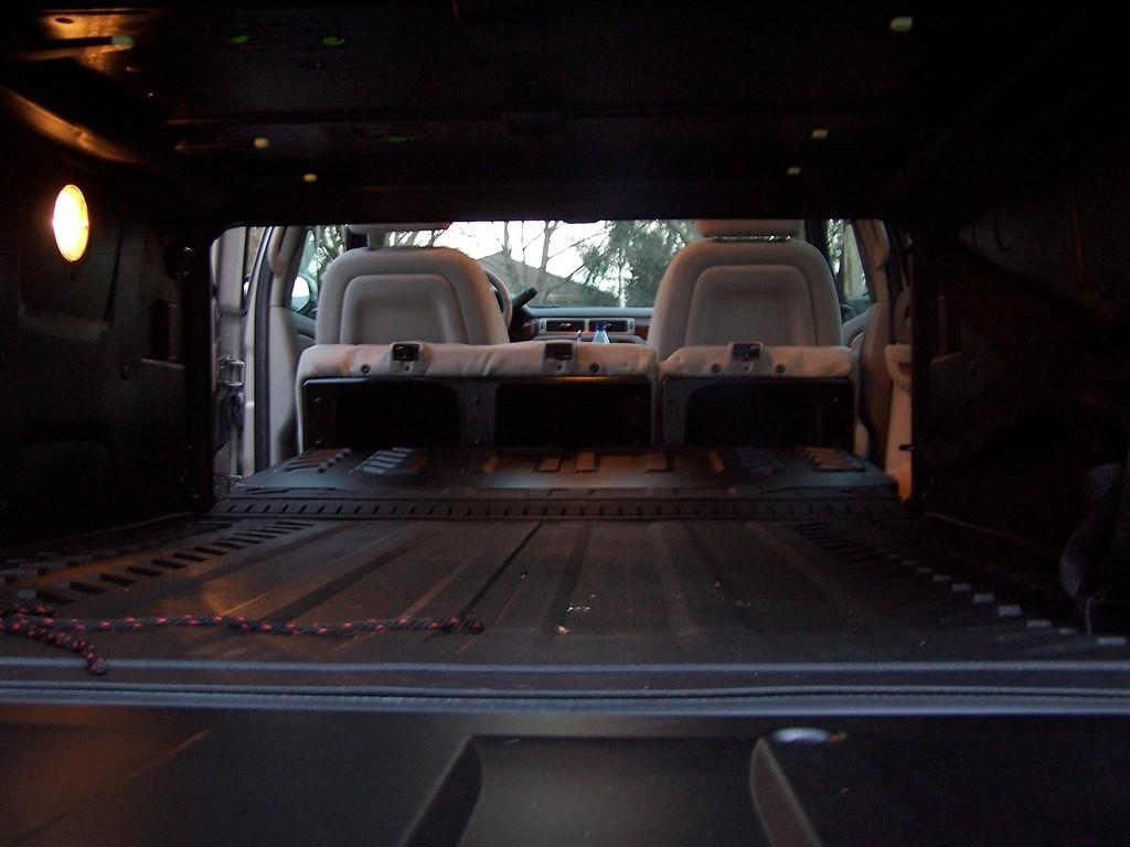 And the bed can extend into the cab, for a full 8' bed.