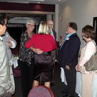 Karen Greeting Guests 9/17/2011