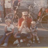 Betsy, Katie, David & Mal Maclean, 1979