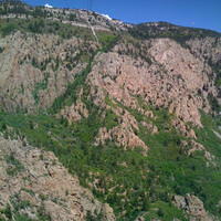Descending Sandia Mt. in Albuquerque