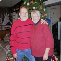 Bob and Karen at home 12/2003