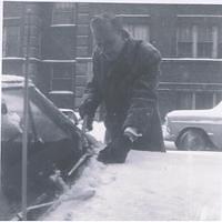 Bob Musa April 1965 - clearing off new convertible