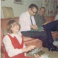 Mary Louise Mueller, Otto & Bob Musa, Christmas 1966