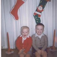 Kevin & Mark Jackson, Christmas 1966