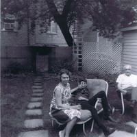 Wilma, Steve and Ken Baxter @ Elm St House, summer 1967