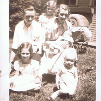 Otto, Gladys, Mary & Bob Musa w/ Lucile & Joan Kedge summer 1939
