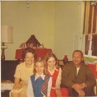 Mary, Jenny, Mary Louise & Fred Mueller Christmas 1969