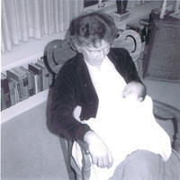 Grandma Baxter w/ Jeffrey Nov 1967