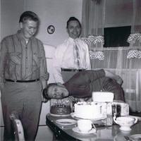 Dick Hanson, Bob & Otto Musa 2/2/1956