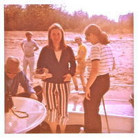 Houseboating 1st trip, Clinton IA 1972 (Monte & Jeanette, Katie & Ken and the Musa's)