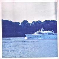 Houseboating 2nd trip, Clinton IA 1973 Large Boat - Large Wake