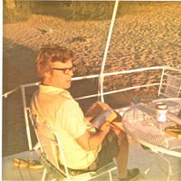 Houseboating 5th trip, Clinton IA 1976 Ken Lussenhop