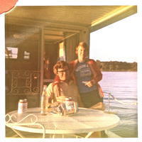 Houseboating 5th trip, Clinton IA 1976 Ken & Katie Lussenhop