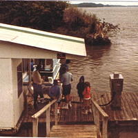 Houseboating 7th trip, Comanche IA 1978 Bob Wally 3 kids