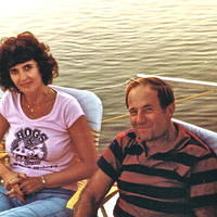Houseboating 9th trip, Dubuque IA 1981 Eileen & Wally