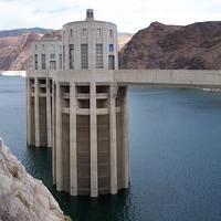 The Nevada water intake towers.