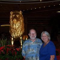 Mom and Dad at the MGM Grand lobby